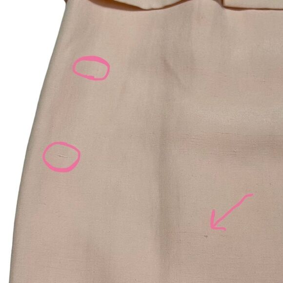Talbots Silk Linen Floral Pink Mini Dress Short Sleeve Attached Skirt Set Formal - Picture 13 of 14